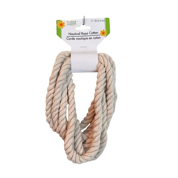 Floral Garden Nautical Rope Cotton 11.1 Ft - Picture 8 of 11